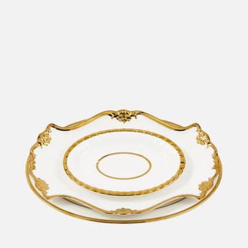 Golden Finds Porcelain Serving Set