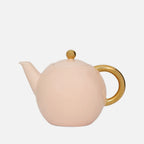 Good Morning Ceramic Tea Pot – Old Pink