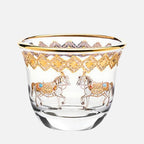 Horse Amber Gawa Coffee Cup Set – 6 Pcs 80 ml