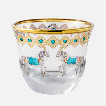 Horse Tiffany S/6 Gawa Cup 80mL for Home