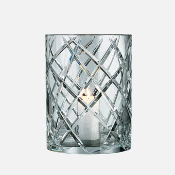 Hurricane Crystal Lamp Large – Clear Hand-Cut Crystal