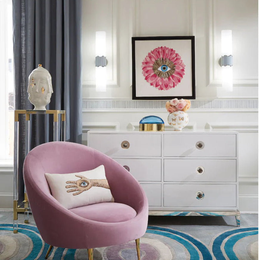 Gilded Frida Urn - Gold Porcelain Vase