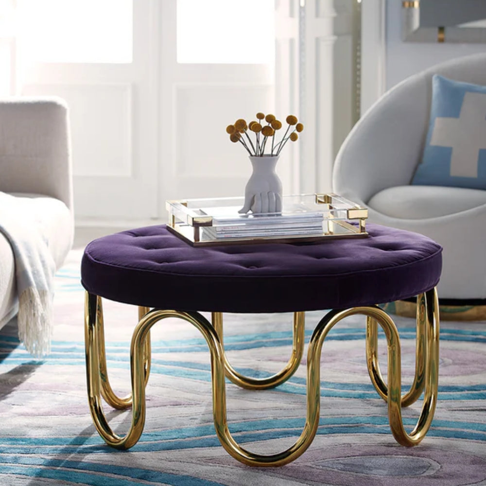 Jacques Small Tray - Clear Acrylic & Brass