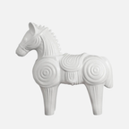 Menagerie Large Horse Sculpture - White