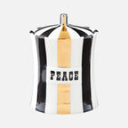 Vice Gilded Peace Canister - Porcelain with Gold Accents