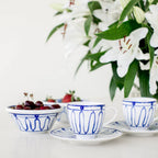 Kyma Blue Bowl – Hand-Painted 16 cm