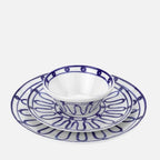 Kyma Blue Bowl – Hand-Painted 16 cm