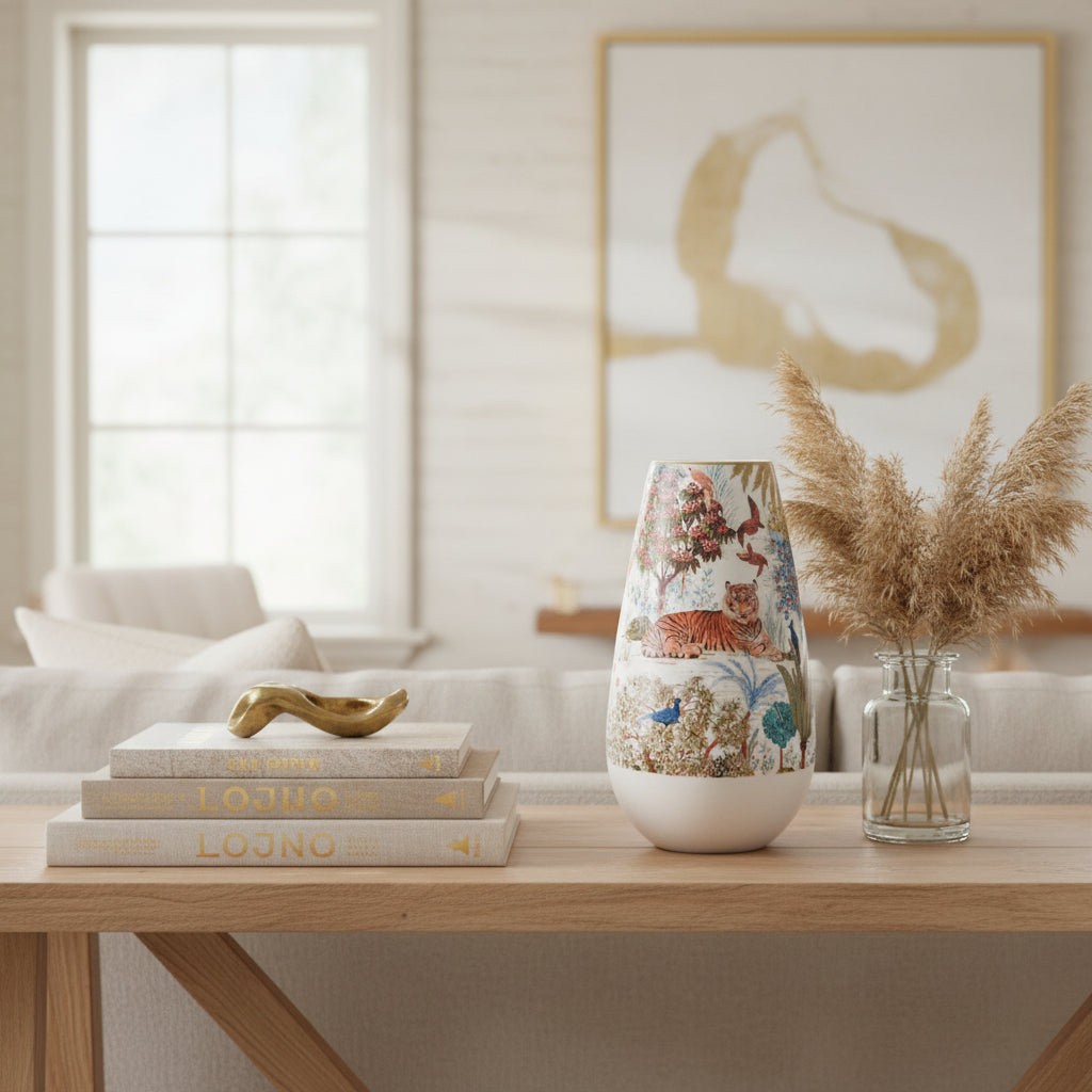 Large Bulb Vase - The Palace Garden