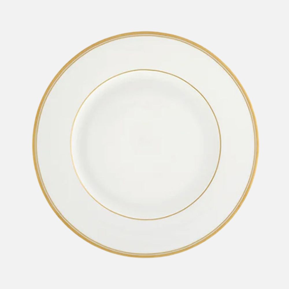 Le Verrier Gold Deep Round Platter, 31cm