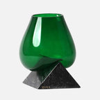 Luna Marbel Base with Melted Glass