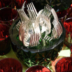 Melissa Cutlery Holder & Ice Bucket Acrylic Base Pineapple-Green