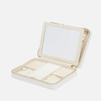 Maria Large Zip Case in White