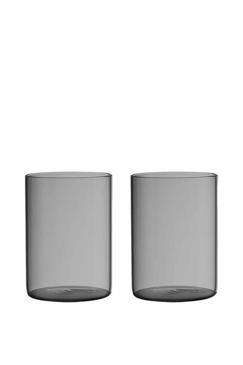 Favourite Drinking Glass, Smoke, Set of 2