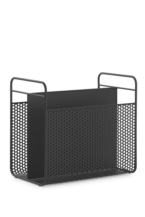 Analog Magazine Rack, Black