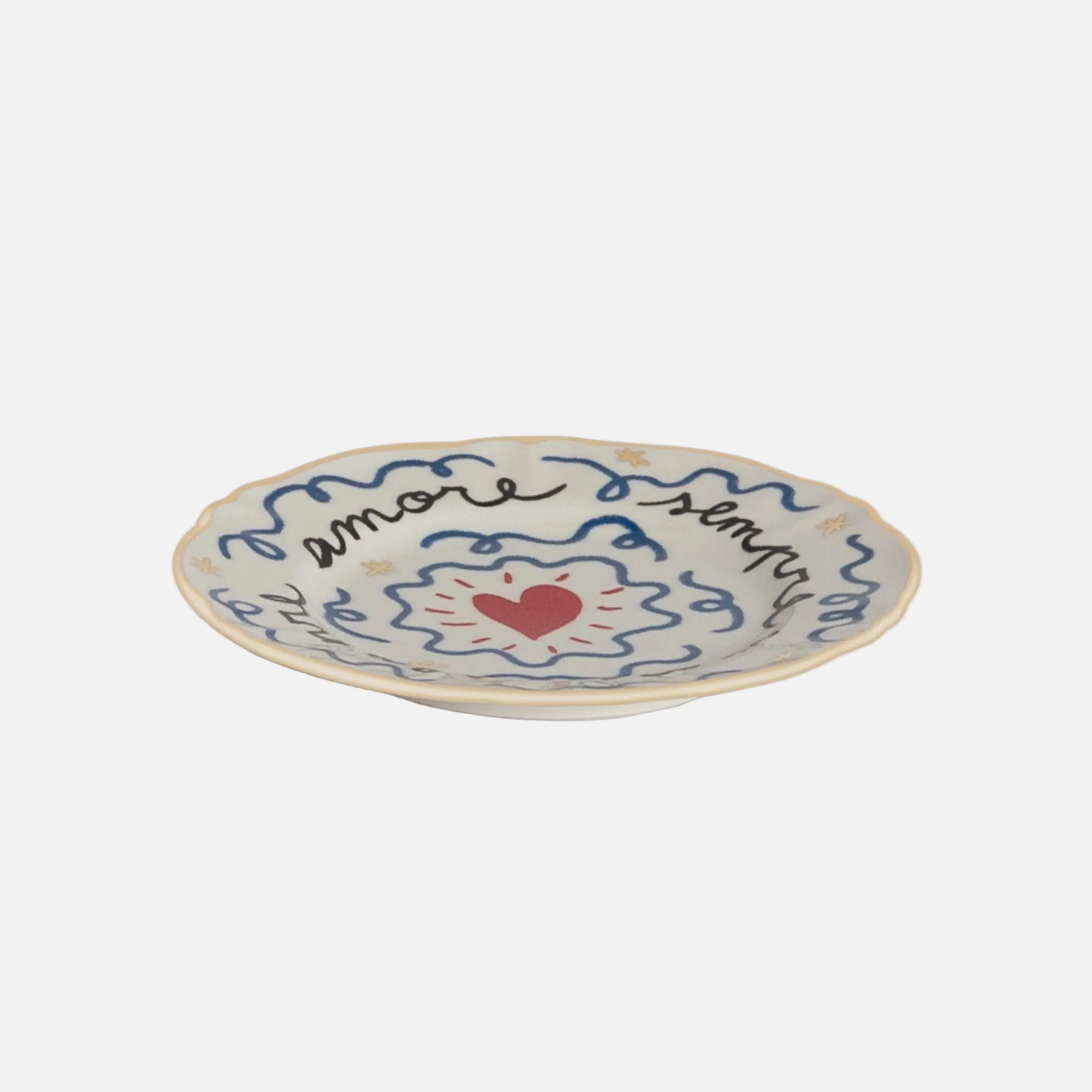 Little Plate Heart (  Dessert Plate Ø 16,5 cm )