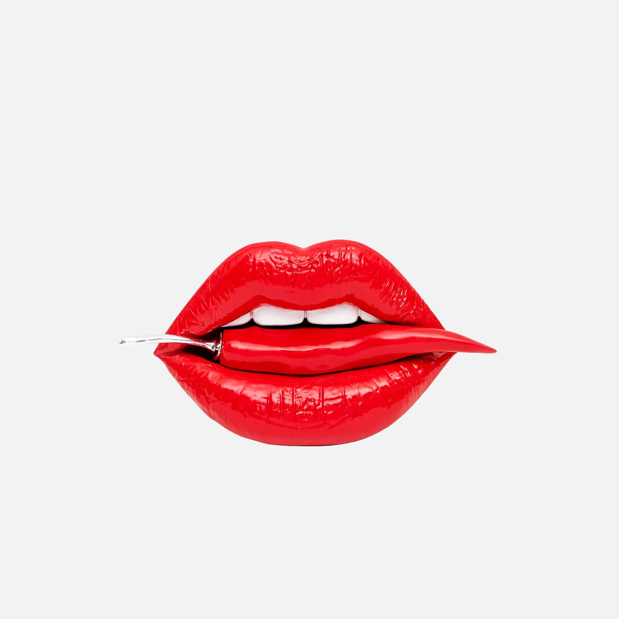 Mouth Red With Red Pepper