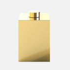 Paper Bin With Cover - Gold 24 Carat