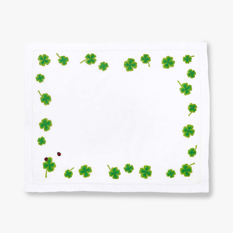 Clover Placemat - White