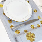 Golden Clover Placemat - Pearl