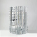 Hurricane Crystal Lamp Large – Strict Hand-Cut Crystal Candle Holder