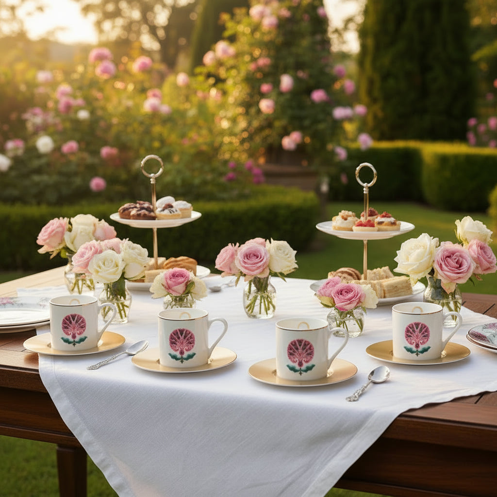 Sahara Rose Espresso Cups (Set of 6)