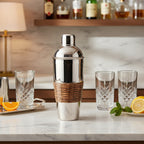 Abhika Hermiwicker Cocktail Shaker – Silver