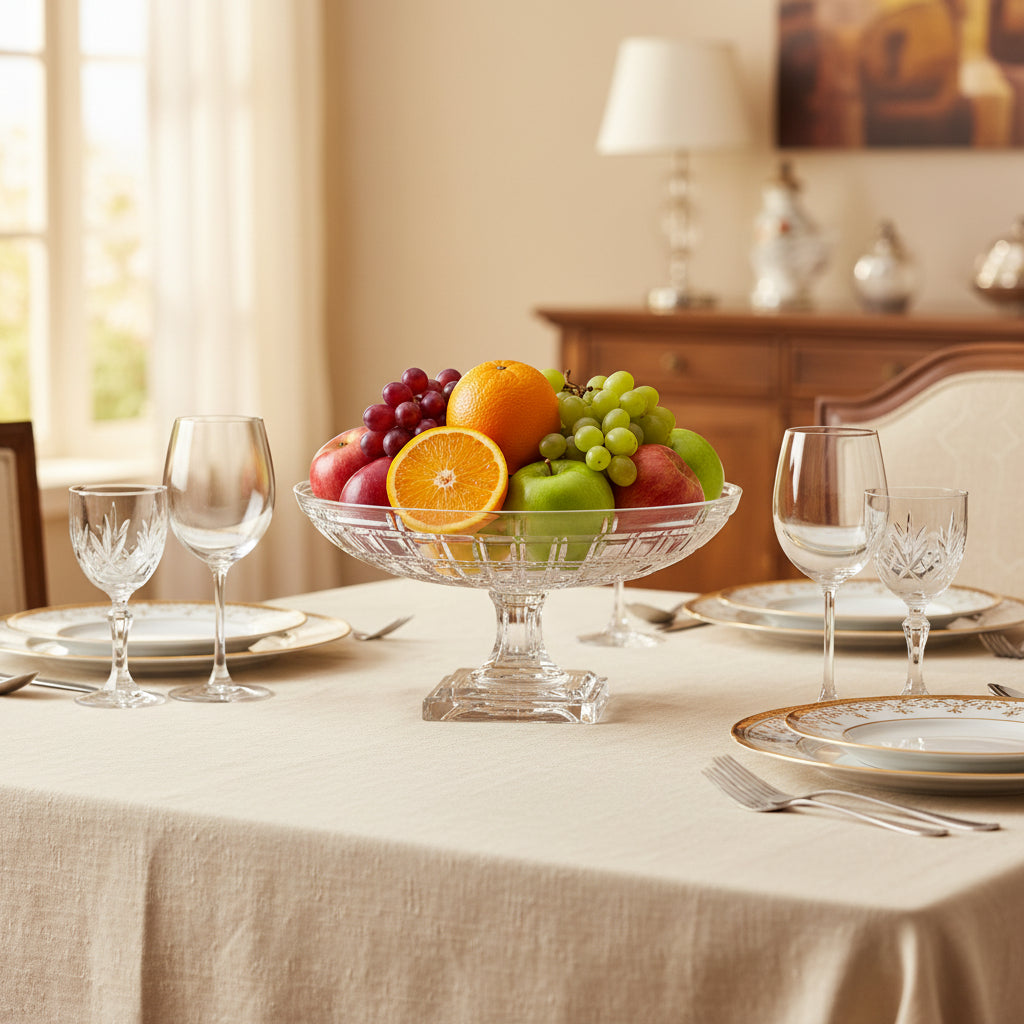 Susan Clear Acrylic Centerpiece Bowl – Decorative Dish