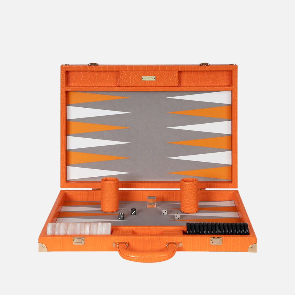 Tangelo Alligator Large Backgammon
