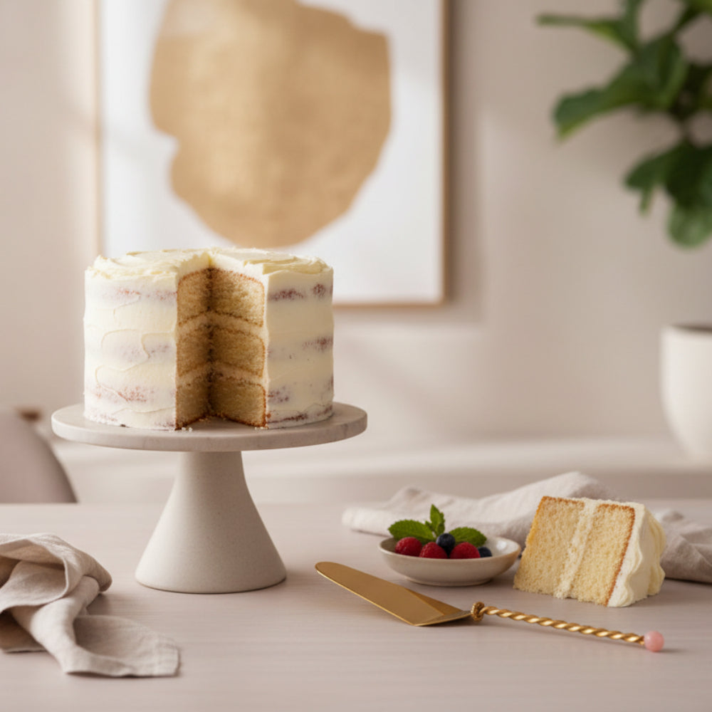 Torchon Cake Shovel – Gold, 27.5 cm