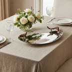 Abhika Aspen Round Tray – Silver