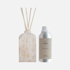 Tribal Oud Reed Diffuser – Portoro Gold Marble Vessel (500 ml)