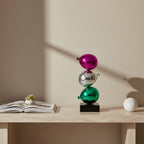 ZEN BALOONS FUCHSIA-SILVER-GREEN