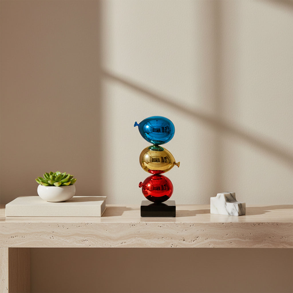 ZEN BALOONS BLUE-GOLD-RED