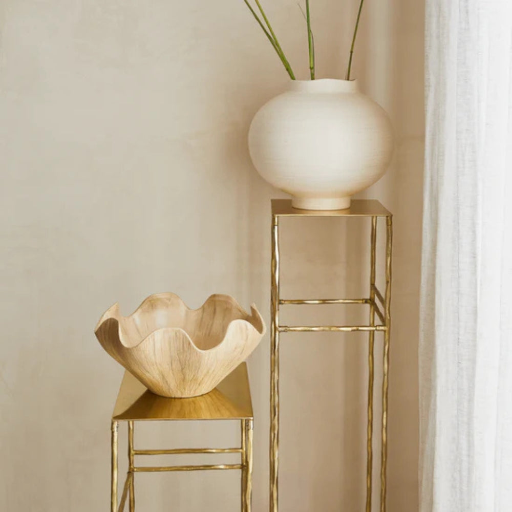 Camila Handmade Ceramic Vase – White