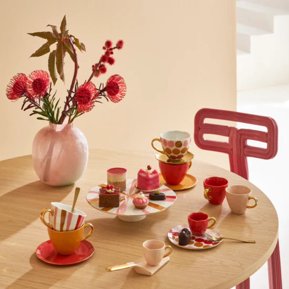 Riva Handmade Glass Vase – Rose Dawn