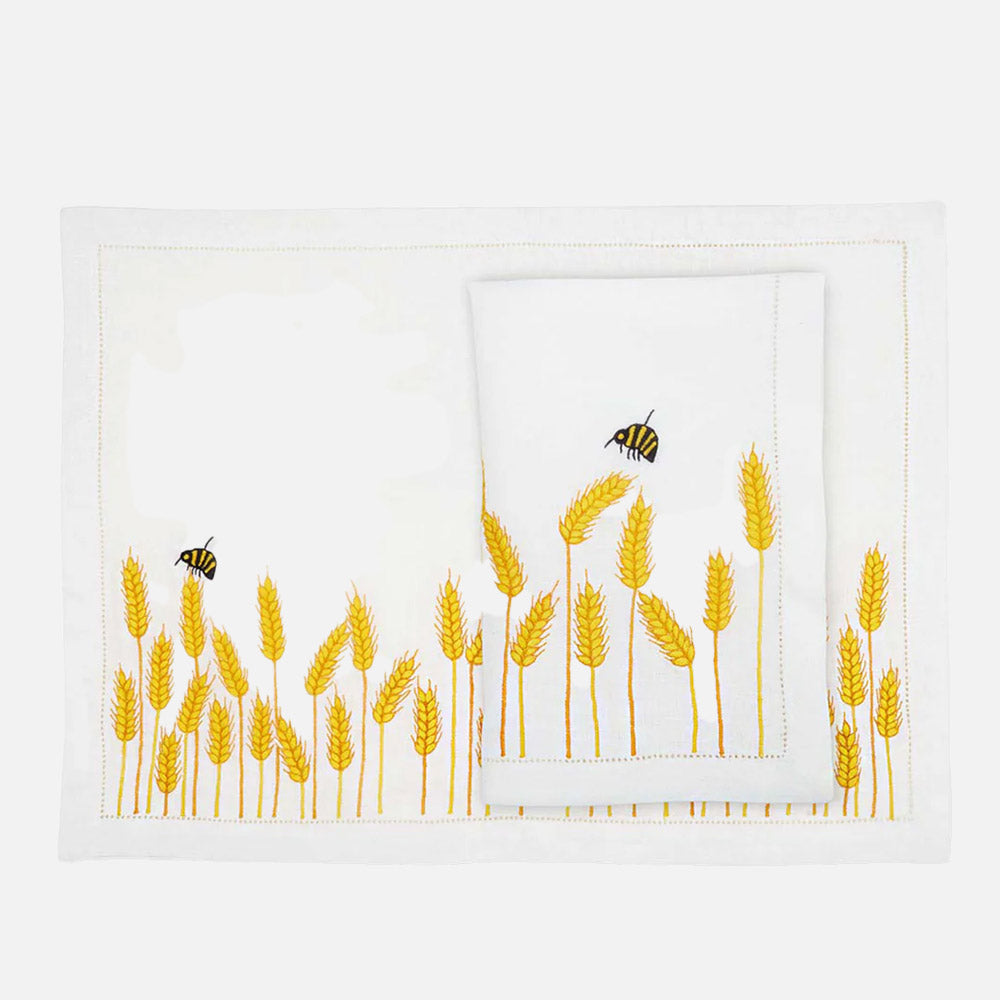 Wheat Napkin - White