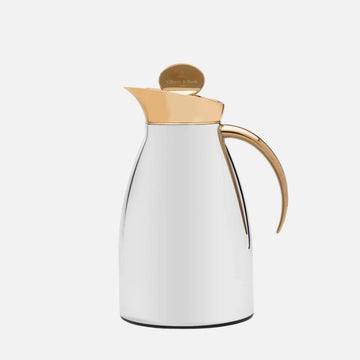 Chic Thermos 0.7 L – Chrome with 24 K Gold Finish