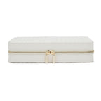 Maria Large Zip Case in White