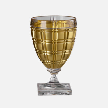 Winston Gold Acrylic Wine Glass