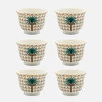 Sahara Rose Chaffe Cups (Set of 6)