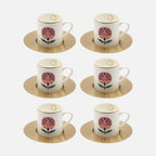 Sahara Rose Espresso Cups (Set of 6)