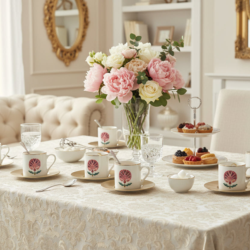 Sahara Rose Espresso Cups (Set of 6)