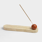 Ghaf Incense Set - Red Jasper Edition with 2 Incense: Citrus Patchouli and Blush Peony