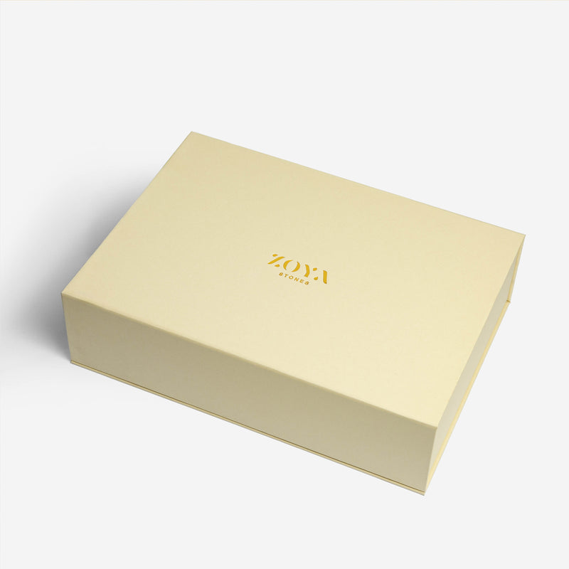 Ghaf Incense Set - Red Jasper Edition with 2 Incense: Citrus Patchouli and Blush Peony