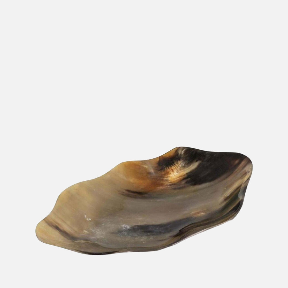 Abhika Horn Salad Bowl, 25x15cm, front view