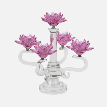 Romance 5-arm Candle Holder, 39cm