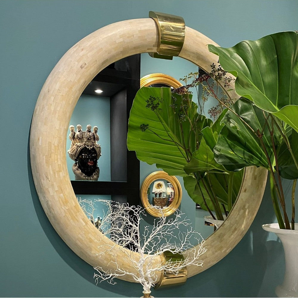 Round Wall Mirror Bonnie – Ø 114 cm