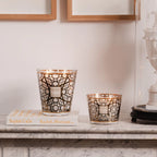 Baobab Collection Arabian Nights 4-wick scented candle in mouth-blown glass, 1.1kg, styled in a room setting