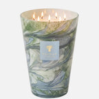 Baobab Collection Leaves Marius 7-wick scented candle in mouth-blown glass, 6.5kg, front view (2)
