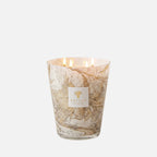 Baobab Collection Leaves Naïs 4-wick scented candle in mouth-blown glass, 1.1kg, front view